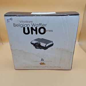 Villaware Waffle Maker Model 2000 Uno Series Belgian Waffler NOS New